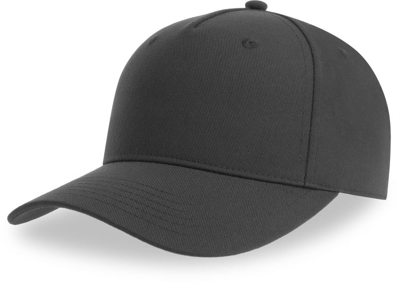 5 panelová baseballová kšiltovka - dark grey