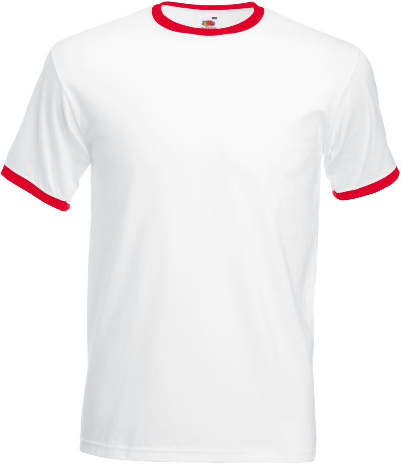 Levně Racerback tričko - white/red