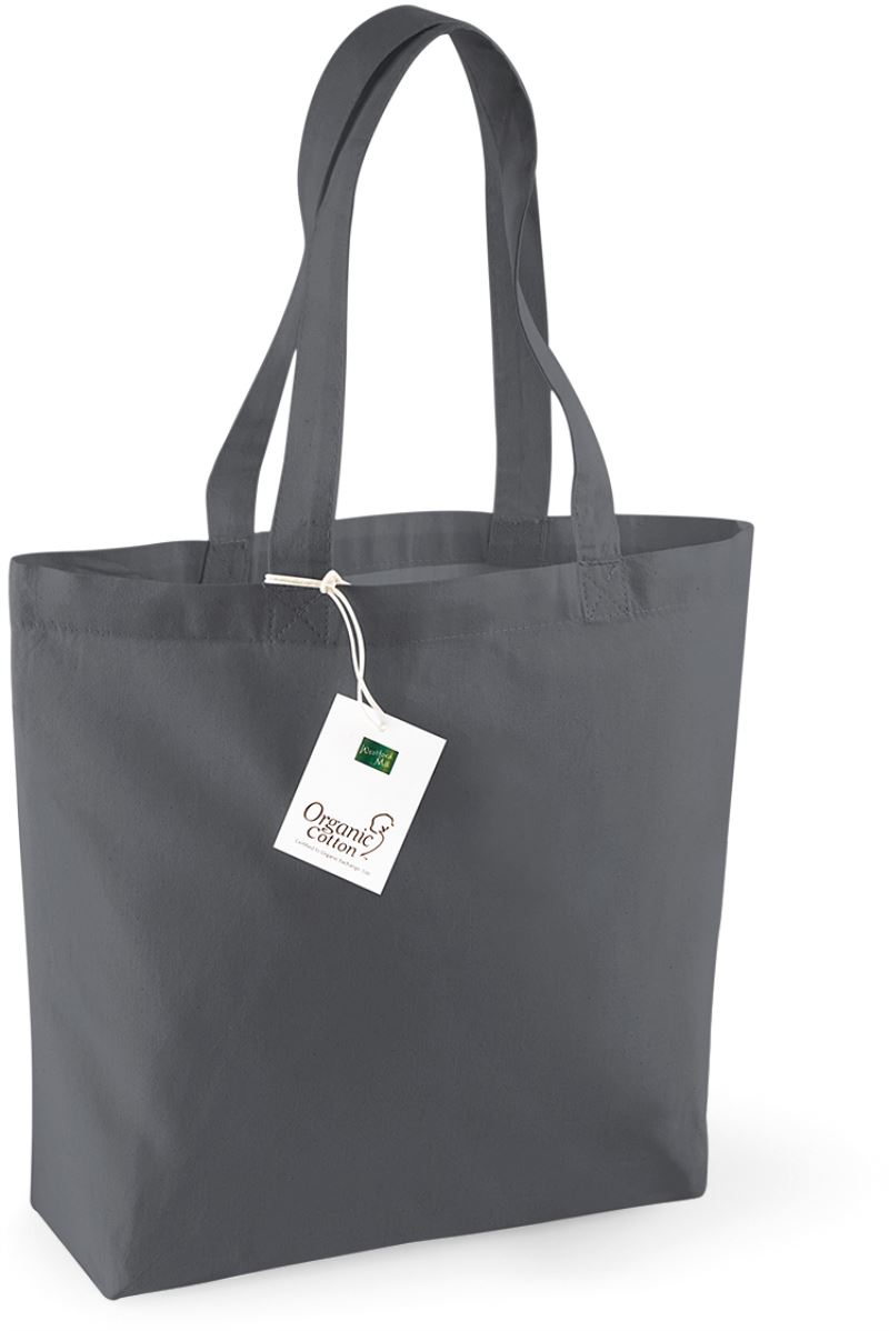 Taška z bio bavlny - graphite grey