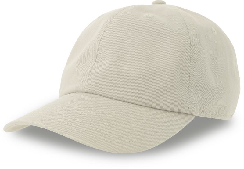 6 panelová baseballová kšiltovka - white