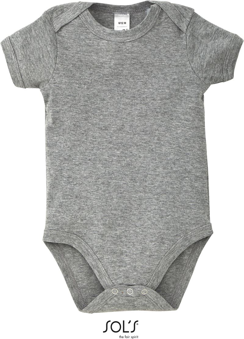 Levně Dětské body - grey melange