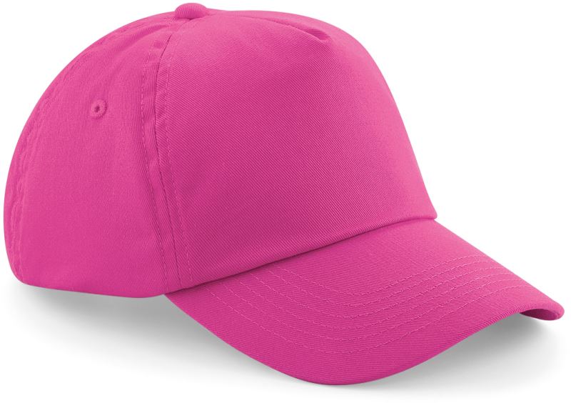 Levně Dětská 5 panelová kšiltovka "Original" - fuchsia