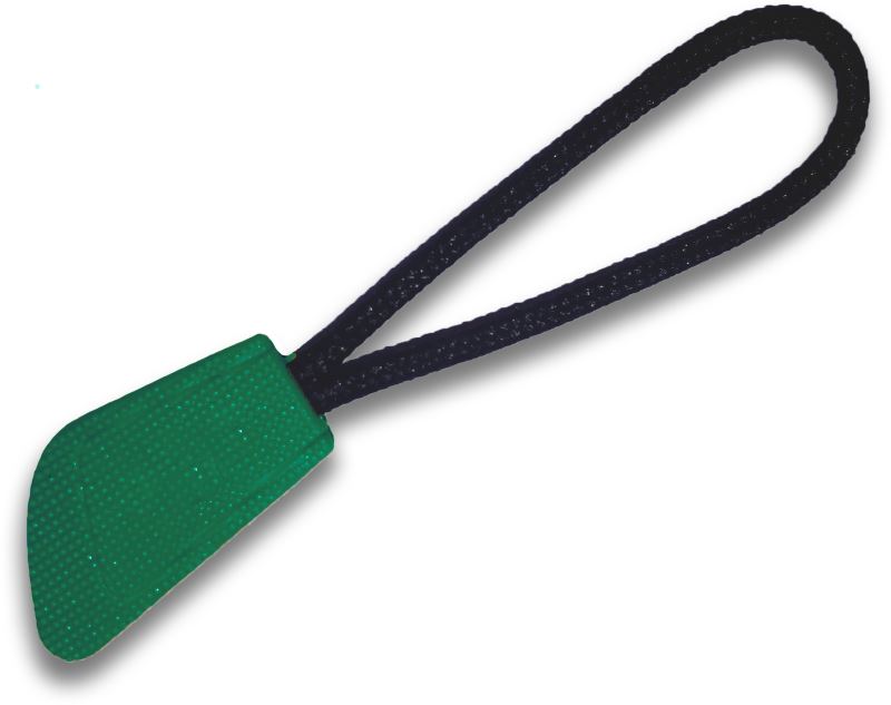 Levně 10 Ks přívěšek na zip - kelly green