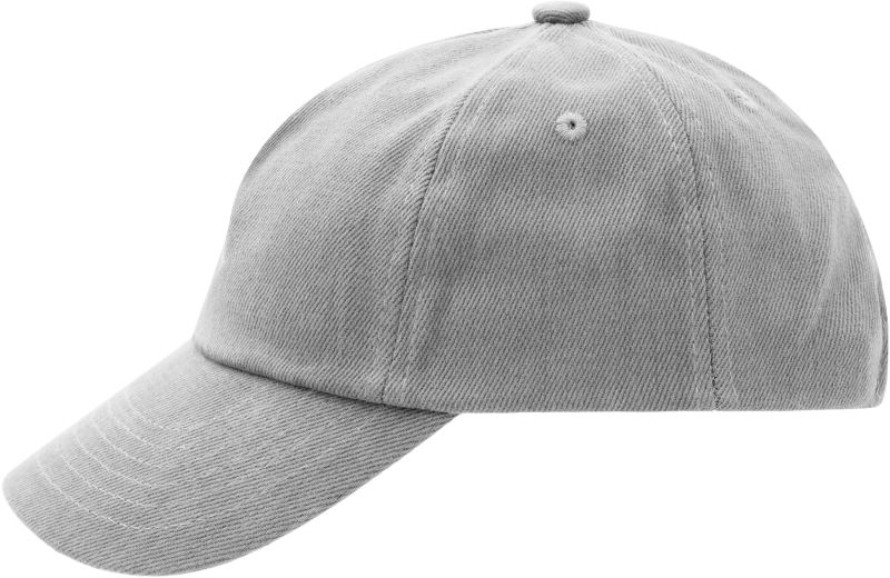 Levně Dětská 5 panelová kšiltovka - light grey
