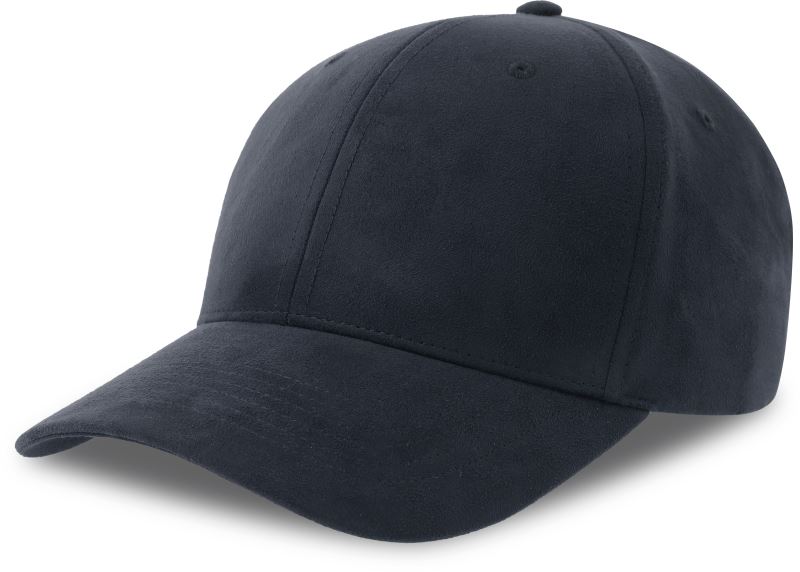 Levně 6 Panelová čepice semišového vzhledu - navy