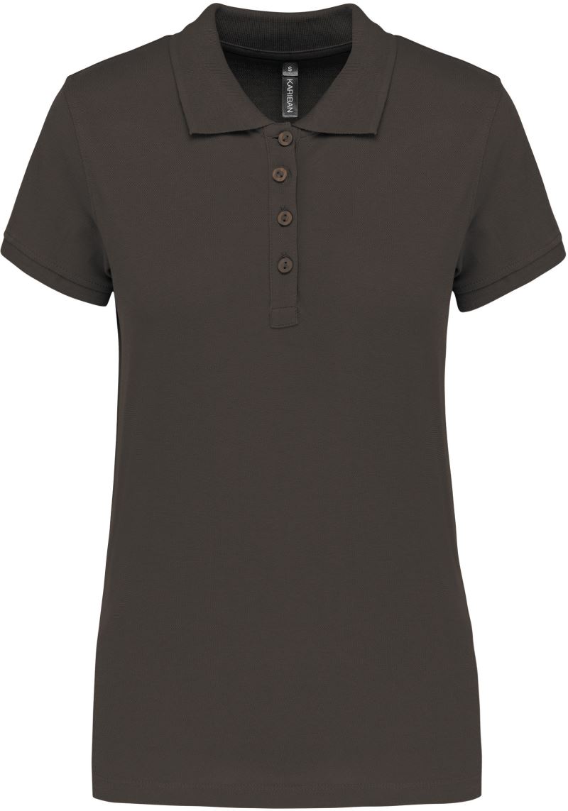 Dámské piqué polo - dark grey