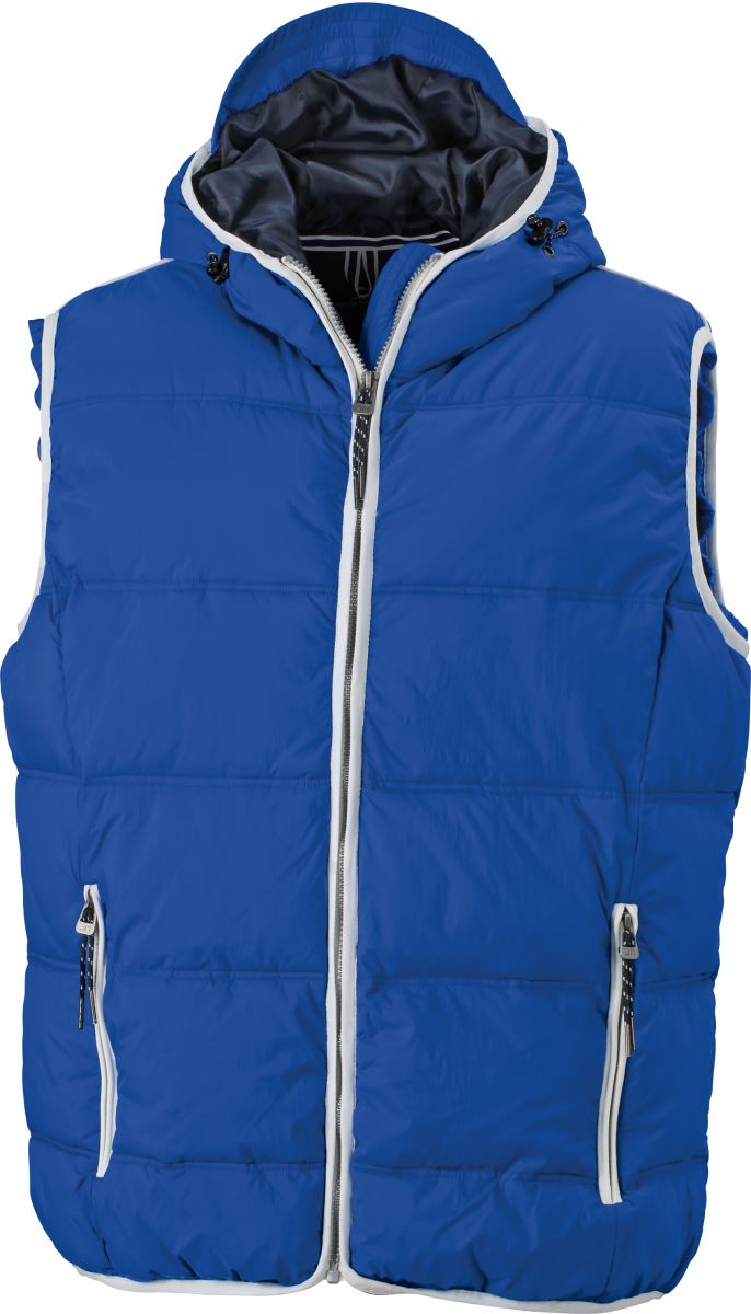 Levně Pánská vesta "Maritim" - nautic blue/white