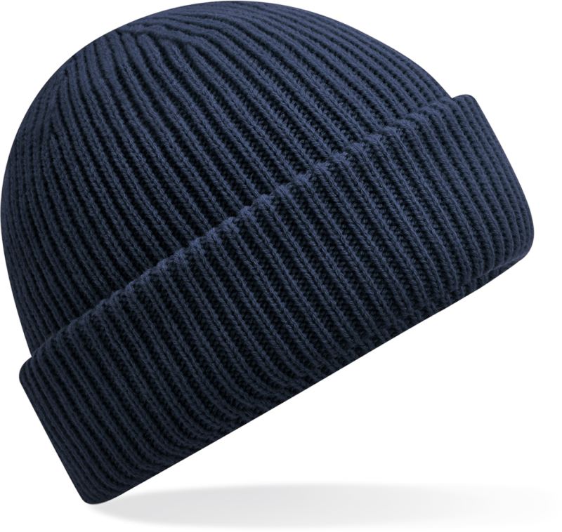 Levně Větruodolná pletená čepice "Elements" - french navy