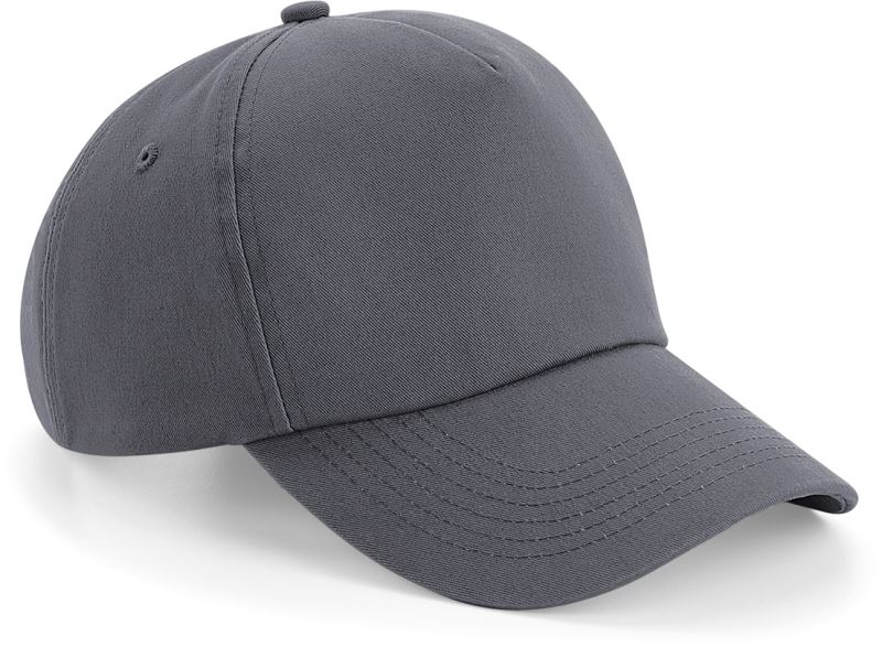 Levně 5 panelová kšiltovka "Authentic" - graphite grey