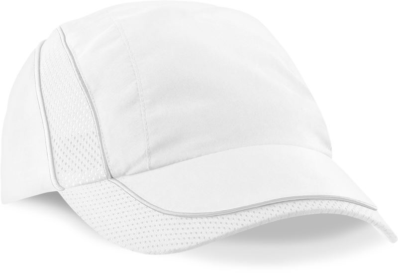 Levně Kšiltovka Coolmax® Flow Mesh" - white