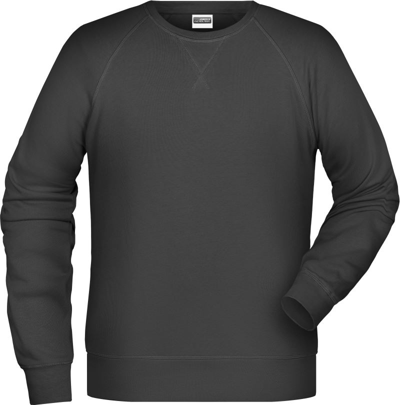 Levně Pánská raglánová mikina - black