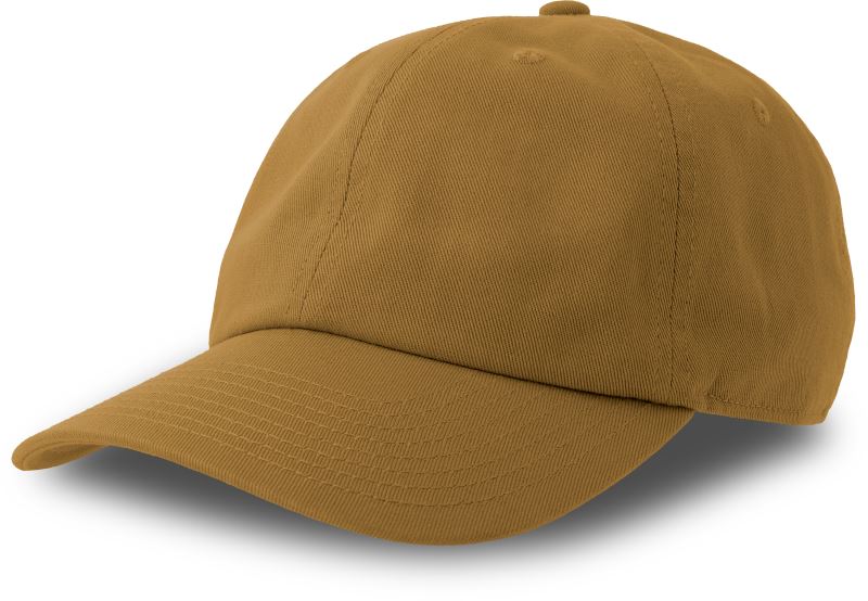Levně 6 panelová baseballová kšiltovka - mustard