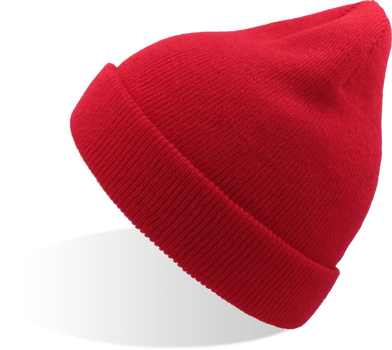 Dětská pletená čepice - red
