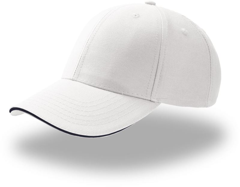 Levně 6 panelová baseballová kšiltovka "Sport Sandwich" - white/navy