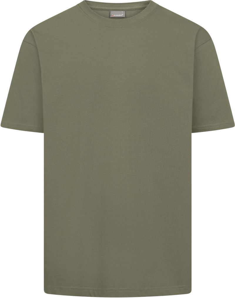Levně Unisex tričko z těžké bavlny - dusty khaki