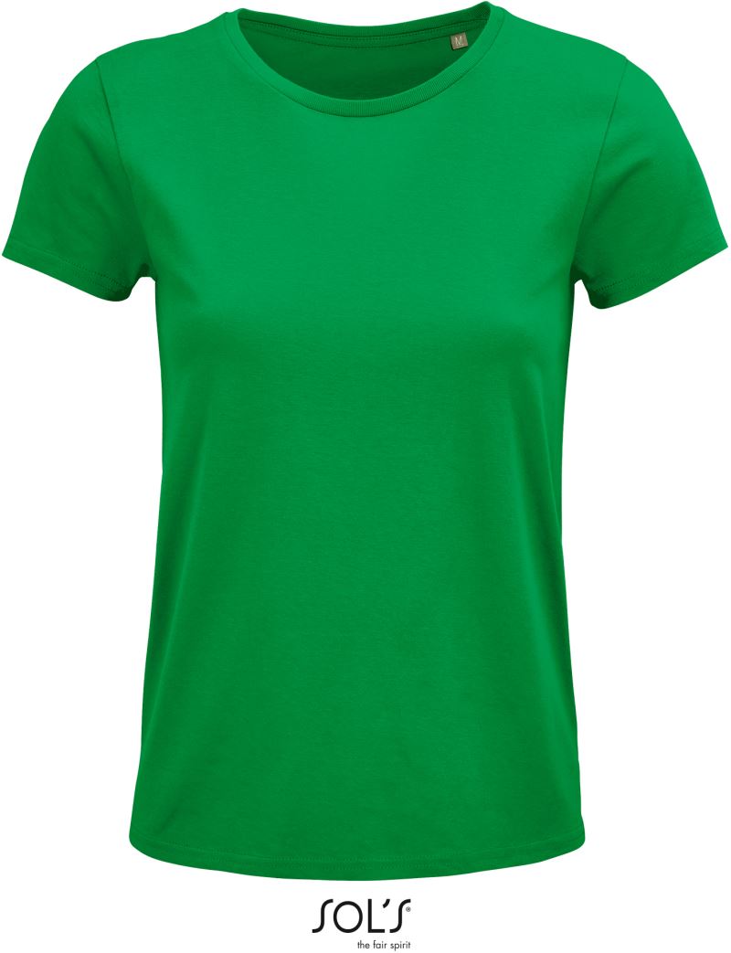 Levně Dámské tričko z bio bavlny - kelly green
