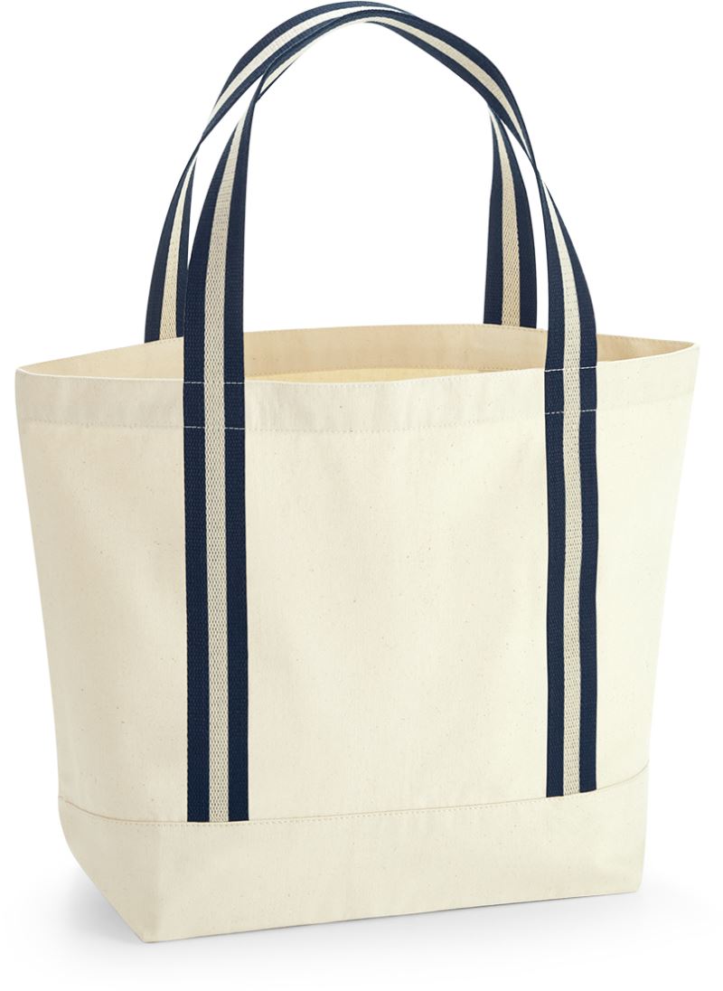 Levně Bio lodní taška EarthAware® - natural/french navy