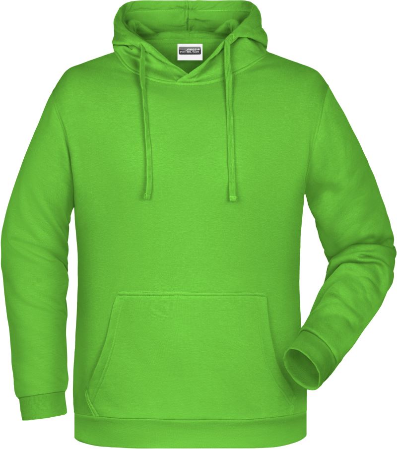 Pánská mikina s kapucí - lime green