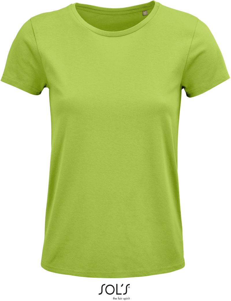 Levně Dámské tričko z bio bavlny - apple green