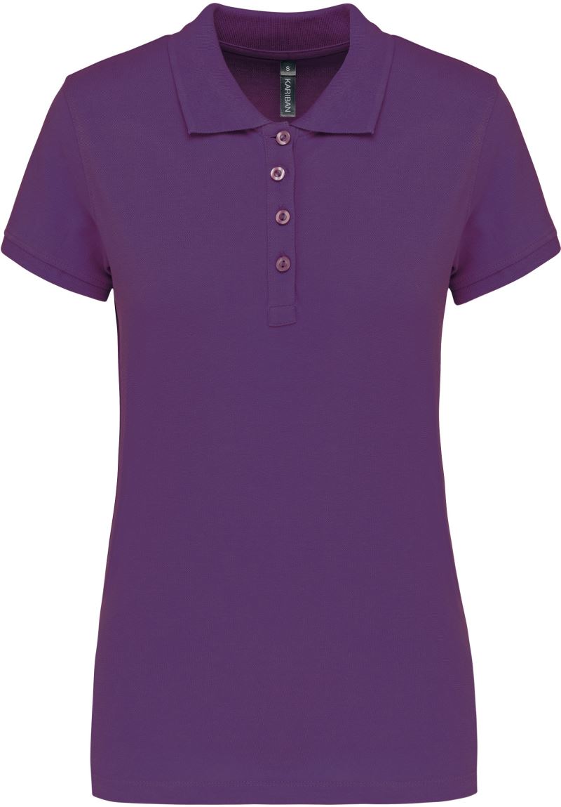 Levně Dámské piqué polo - purple