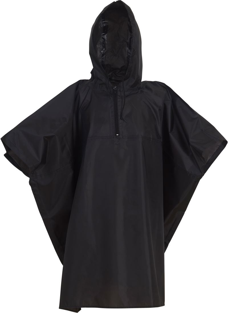 Levně Poncho do deště - black