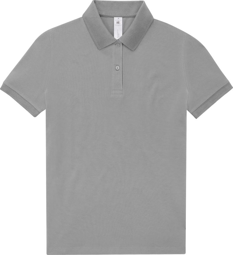 Levně Dámské piqué polo z těžké bavlny - sport grey