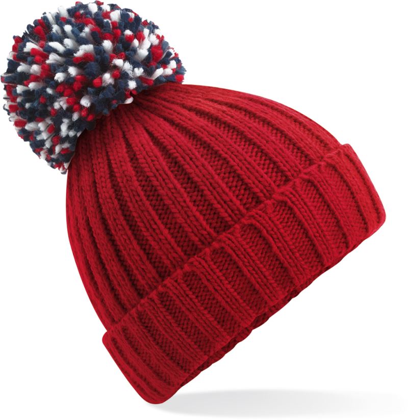 Levně Pletená čepice "Hygge" - classic red