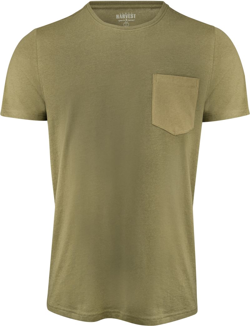 Levně Pánské tričko "Two-Tone" - moss green