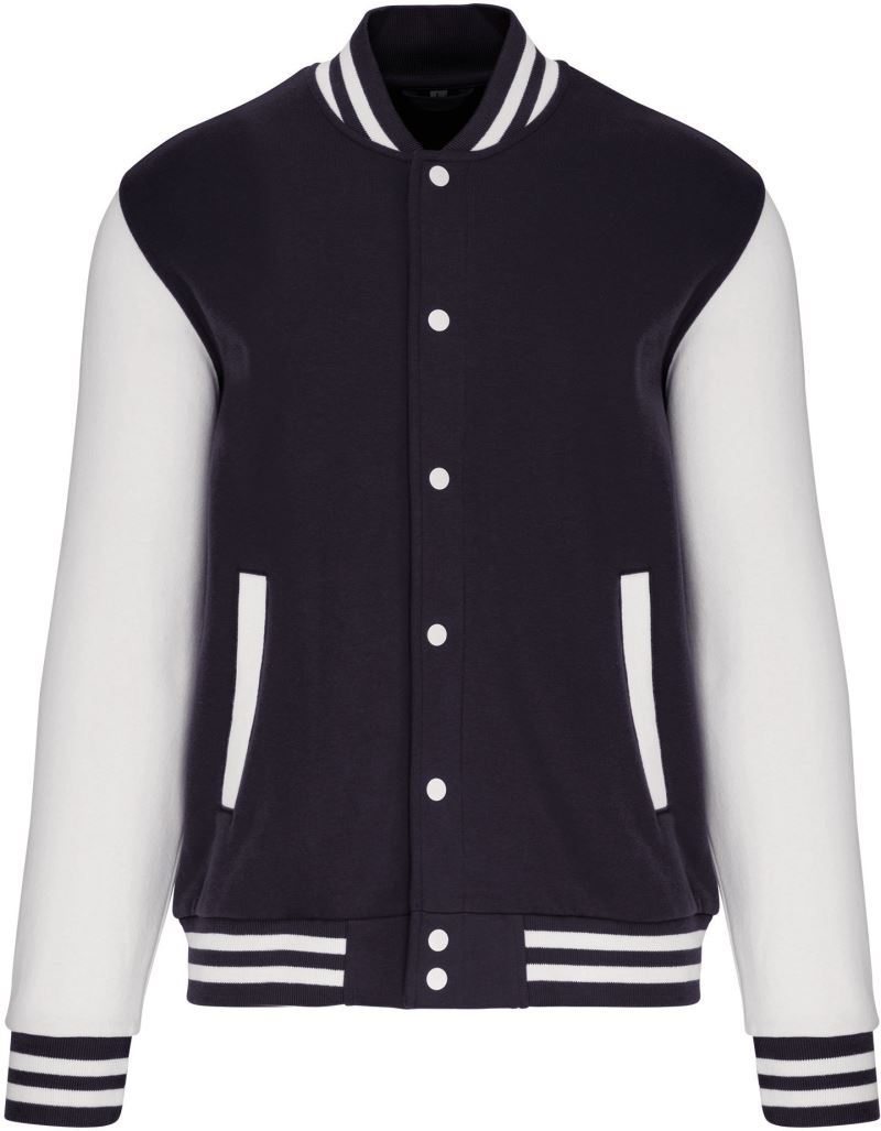 Levně Unisex college bunda "Teddy" - navy/white