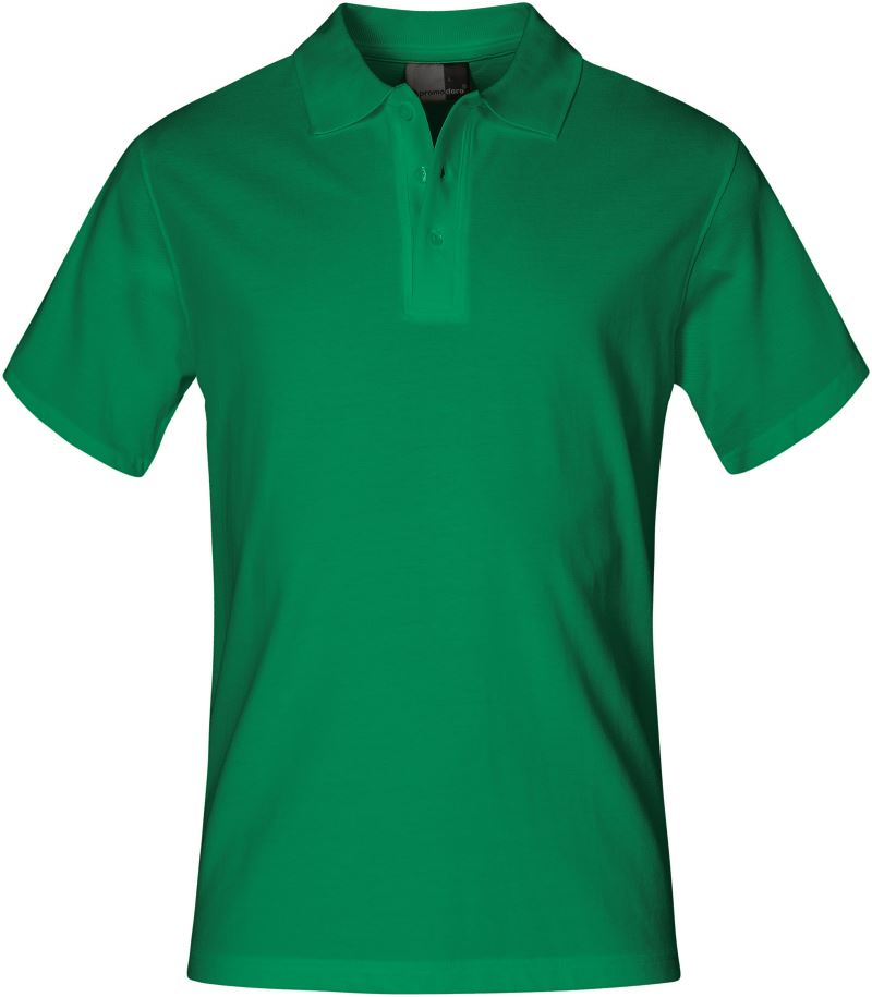 Levně Pánské piqué polo "Superior" - kelly green