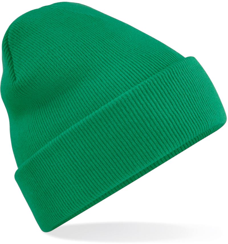 Levně Pletená čepice "Original" - kelly green