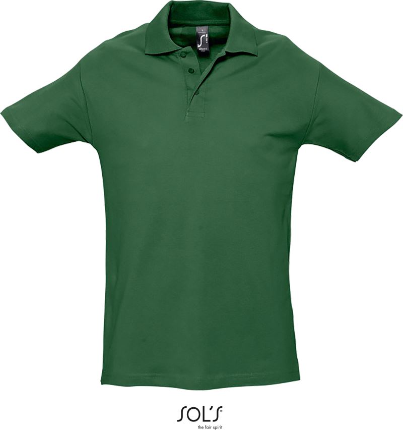 Levně Piqué polo - golf green