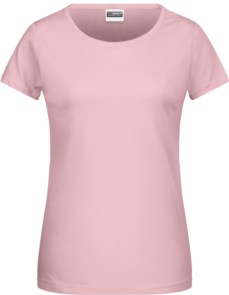 Levně Dámské tričko z bio bavlny - soft pink