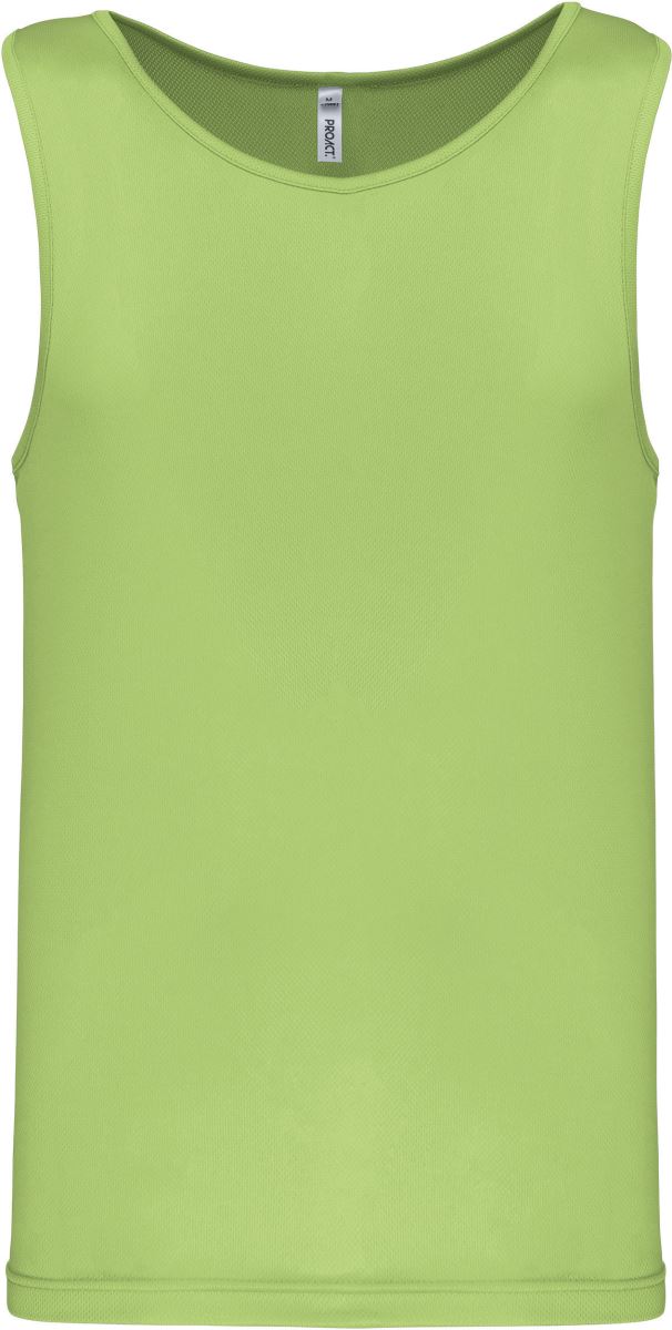 Levně Pánské sportovní tílko - lime