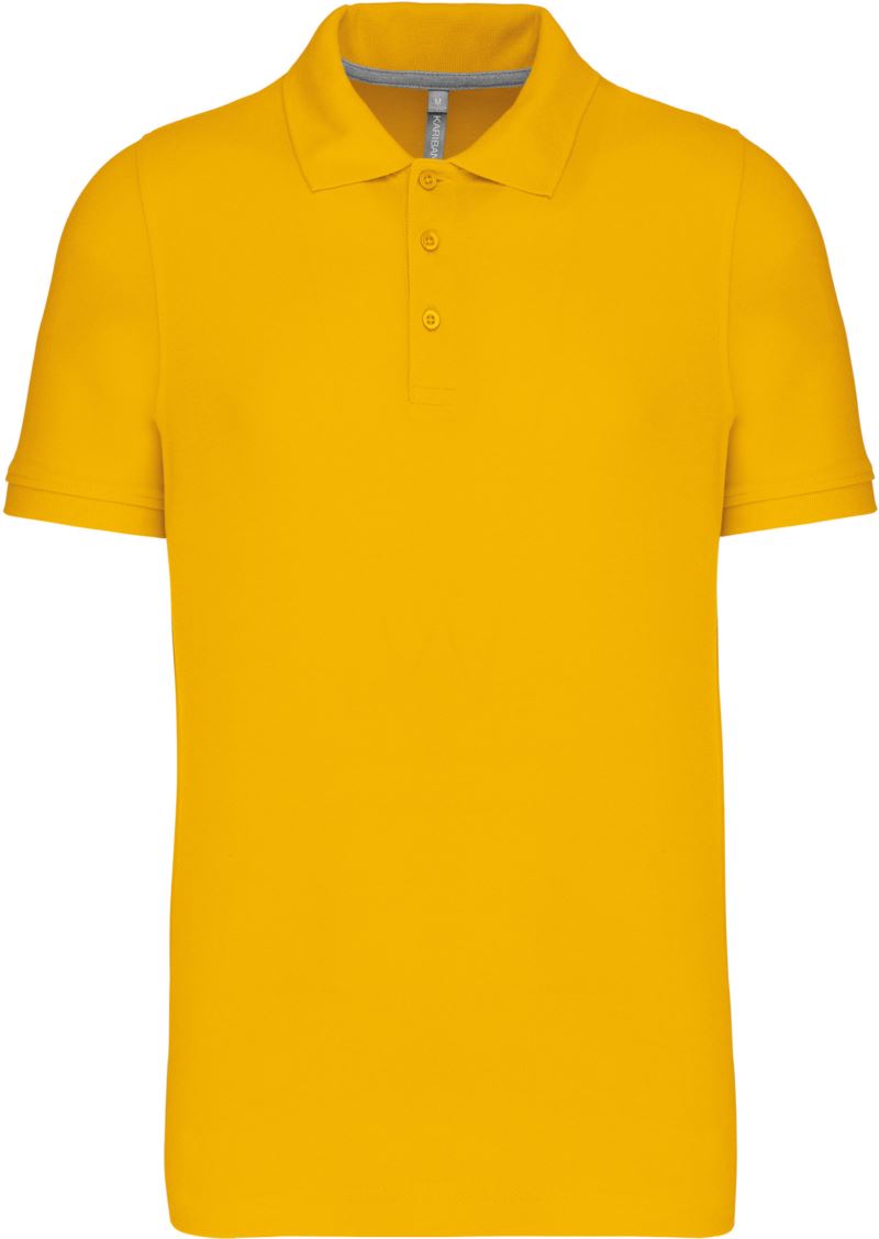 Pánské piqué polo - yellow