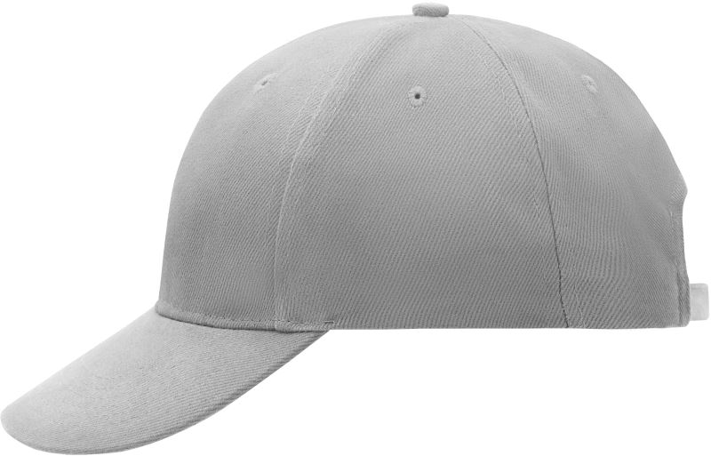 Levně 6 panelová kšiltovka vyztužená - light grey