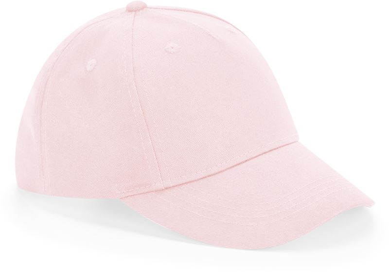 Levně 5 panelová kšiltovka "Junior" - powder pink