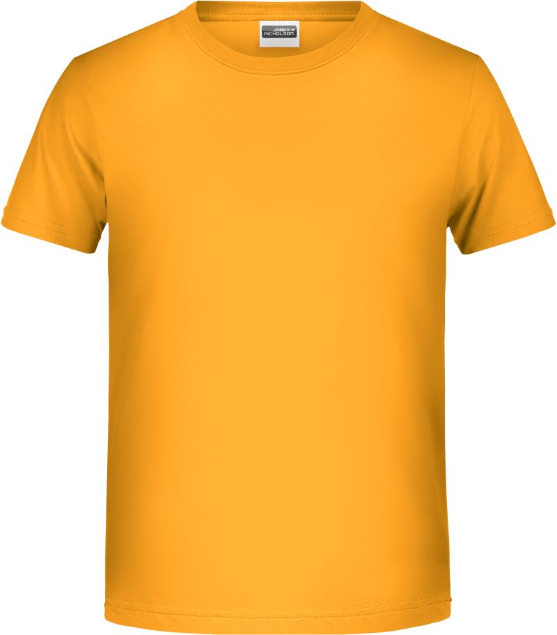 Levně Chlapecké tričko z bio bavlny - gold yellow