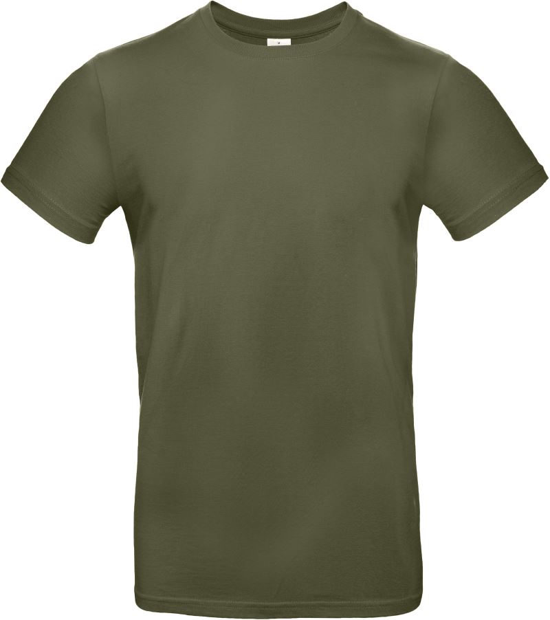 Levně Tričko z těžké bavlny - urban khaki