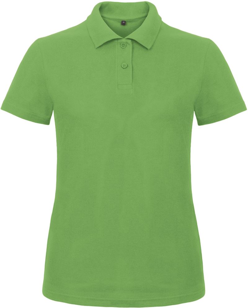 Levně Dámské piqué polo - real green
