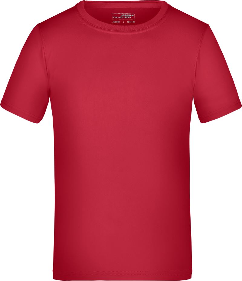 Levně Dětské žerzejové sportovní tričko - red