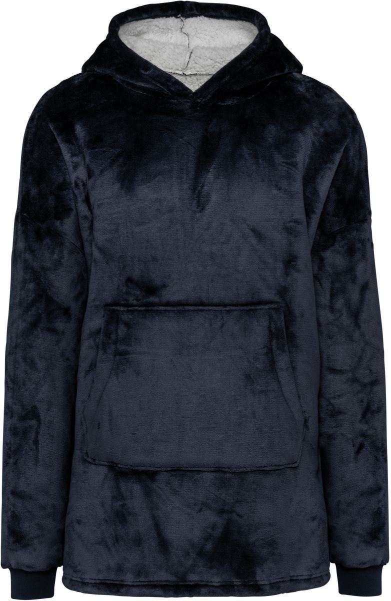 Levně Loungewear Sherpafleece mikina s kapucí - night navy