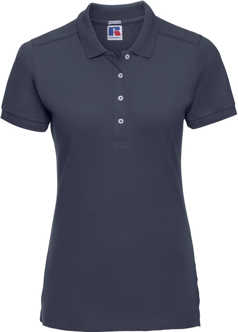 Dámské elastické piqué polo - french navy