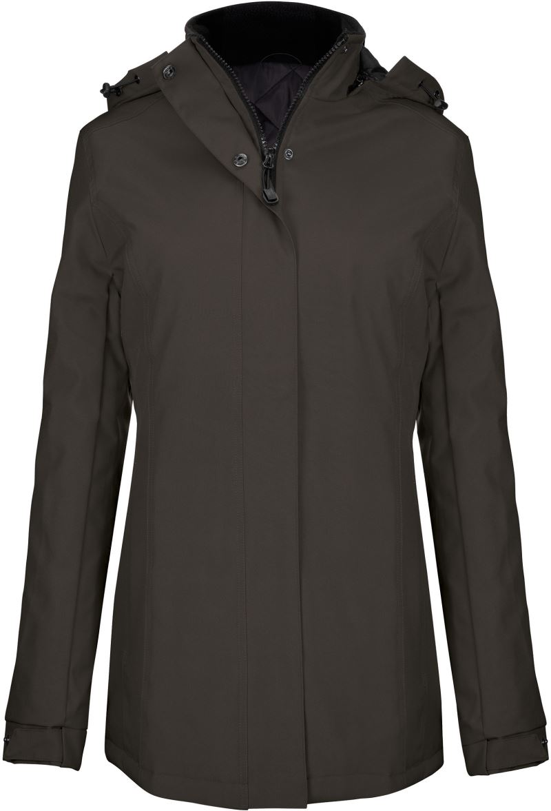 Levně Dámská parka - dark grey