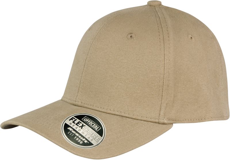 Levně 6 panelová flex kšiltovka - khaki