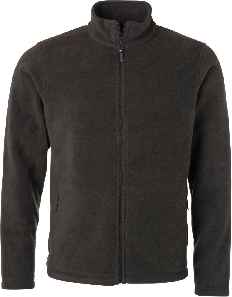 Levně Pánská mikrofleecová bunda - dark grey