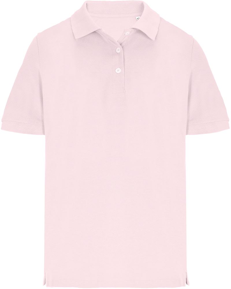 Levně Dámské piqué polo z těžké bavlny - pale pink