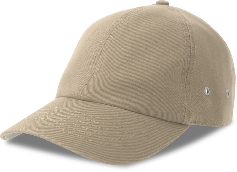 6 panelová baseballová kšiltovka - khaki