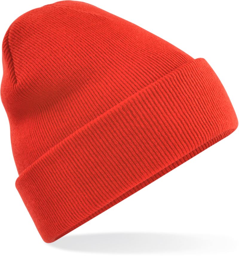 Levně Pletená čepice "Original" - fire red