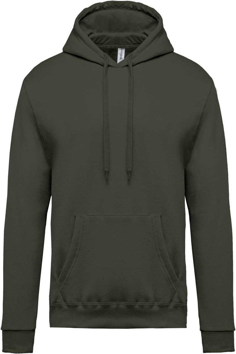 Levně Pánská mikina s kapucí - dark khaki
